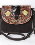 American Darling Cross Body Hand Tooled Suede Genuine Western Leather Women Bag Western Handbag Purse
