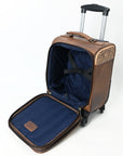American Darling Travel Case Beautifully Hand Tooled Saddle Blanket Genuine Leather women bag western handbag purse
