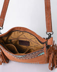 American Darling Cross Body Hand Tooled Suede Genuine Western Leather Women Bag Western Handbag Purse
