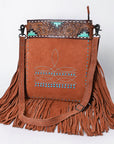 American Darling Cross Body Hand Tooled Suede Genuine Western Leather Women Bag Western Handbag Purse
