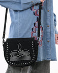 American Darling Cross Body Suede Genuine Western Leather Women Bag Western Handbag Purse