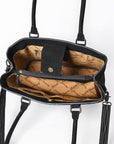 American Darling Tote Suede Genuine Leather Women Bag Western Handbag Purs