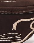 American Darling Suede Bag Genuine Leather Fanny Pack Bag