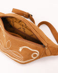 American Darling Suede Bag Genuine Leather Fanny Pack Bag