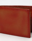 OHLAY Rodeo Genuine Leather Western Bifold Wallet For Men Mahogany