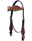 Bar H Equine American Leather Horse Saddle Tack Breast Collar Brown