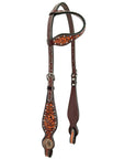 Bar H Equine American Leather Horse Saddle Tack Breast Collar Brown