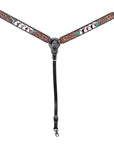 Bar H Equine American Leather Horse Saddle Tack One Ear Headstall Brown