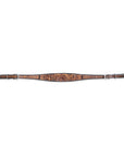 Bar H Equine Genuine Western American Leather Horse Premium Headstall & Breast Collar Set