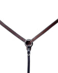 Bar H Equine Genuine Western American Leather Horse Premium Headstall & Breast Collar Set