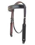 Bar H Equine Genuine Western American Leather Horse Premium Headstall & Breast Collar Set