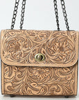 American Darling Small Crossbody Beautifully Hand Tooled Genuine Leather women bag western handbag purse