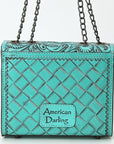 American Darling Small Crossbody Beautifully Hand Tooled Genuine Leather women bag western handbag purse