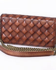 American Darling Clutch Genuine Leather Women Bag Western Handbag Purse