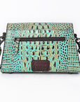 American Darling Crossbody Crocodile Embossed Genuine Leather Women Bag Western Handbag Purse