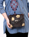 American Darling Crossbody Hand Tooled Genuine Leather Women Bag Western Handbag Purse