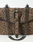 American Darling Small Crossbody Beautifully Hand Tooled Genuine Leather women bag western handbag purse