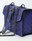 American Darling Small Crossbody Beautifully Hand Tooled Genuine Leather women bag western handbag purse