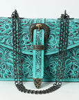 American Darling Small Crossbody Beautifully Hand Tooled Genuine Leather women bag western handbag purse