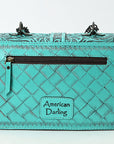 American Darling Small Crossbody Beautifully Hand Tooled Genuine Leather women bag western handbag purse