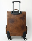 American Darling Travel Case Beautifully Hand Tooled Hair-On Genuine Leather women bag western handbag purse