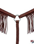Hilason Horse Breast Collar – Flat Braided Paracord with Fringes