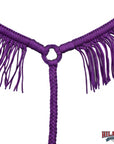 Hilason Horse Breast Collar – Flat Braided Paracord with Fringes