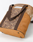 ADBGZ906 Tote Beautifully Hand Tooled Genuine Leather women bag western handbag purse