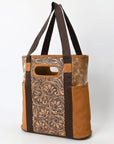 ADBGZ906 Tote Beautifully Hand Tooled Genuine Leather women bag western handbag purse