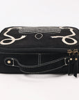 American Darling Suede Genuine Leather Jewelry Case Bag