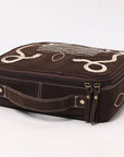 American Darling Suede Genuine Leather Jewelry Case Bag