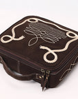 American Darling Suede Genuine Leather Jewelry Case Bag