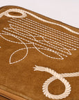 American Darling Suede Genuine Leather Jewelry Case Bag