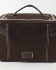 American Darling Jewelry Case Genuine Western Suede Leather Women's Bag | Organizer for Women Travel