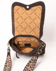 American Darling Hand Tooled Genuine Leather Crossbody Bag