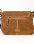 American Darling Hand Tooled Genuine Leather Crossbody Bag
