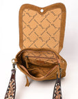 American Darling Hand Tooled Genuine Leather Crossbody Bag