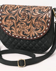American Darling Hand Curved Genuine Leather Crossbody Bag