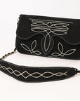 American Darling Suede Bag Genuine Leather Clutch Bag