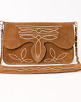 American Darling Suede Bag Genuine Leather Clutch Bag