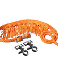 1" X 8Ft Hilason Braided Poly Barrel Horse Racing Reins Flat Grip Knots W/ Snaps