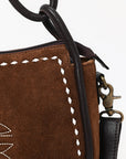American Darling Crossbody Suede Full Grain Genuine Western Leather Women Bag | Handbag Purse for Cute