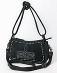 American Darling Crossbody Suede Full Grain Genuine Western Leather Women Bag | Handbag Purse for Cute