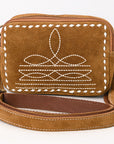 American Darling Suede Genuine Leather Camera bag