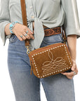 American Darling Suede Genuine Leather Camera bag