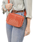 American Darling Suede Genuine Leather Camera bag