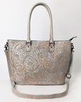 Tote Hand Tooled Genuine Western Leather Women Bag