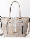 Tote Hand Tooled Genuine Western Leather Women Bag