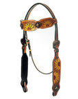 AMERICAN DARLING Western Horse Headstall Breast Collar Set American Leather