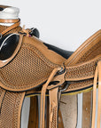 HILASON Western Horse Wade Ranch Roping American Leather Saddle Brown